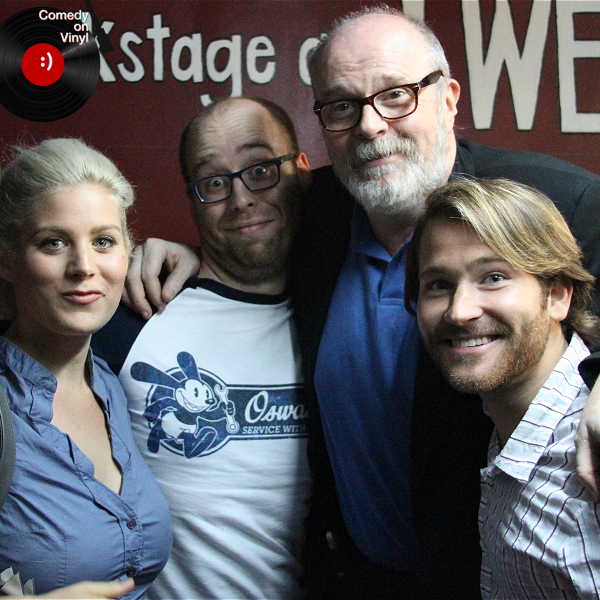 Comedy on Vinyl Podcast Episode 147 – Live Tribute to Robin Williams – with Rick Overton, Jamie Costa and Josia Elliott